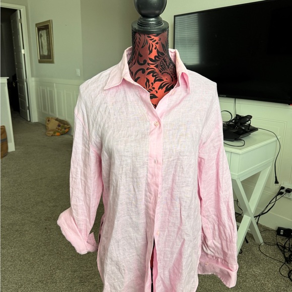 Zara Tops - Zara Soft Pink Shirt